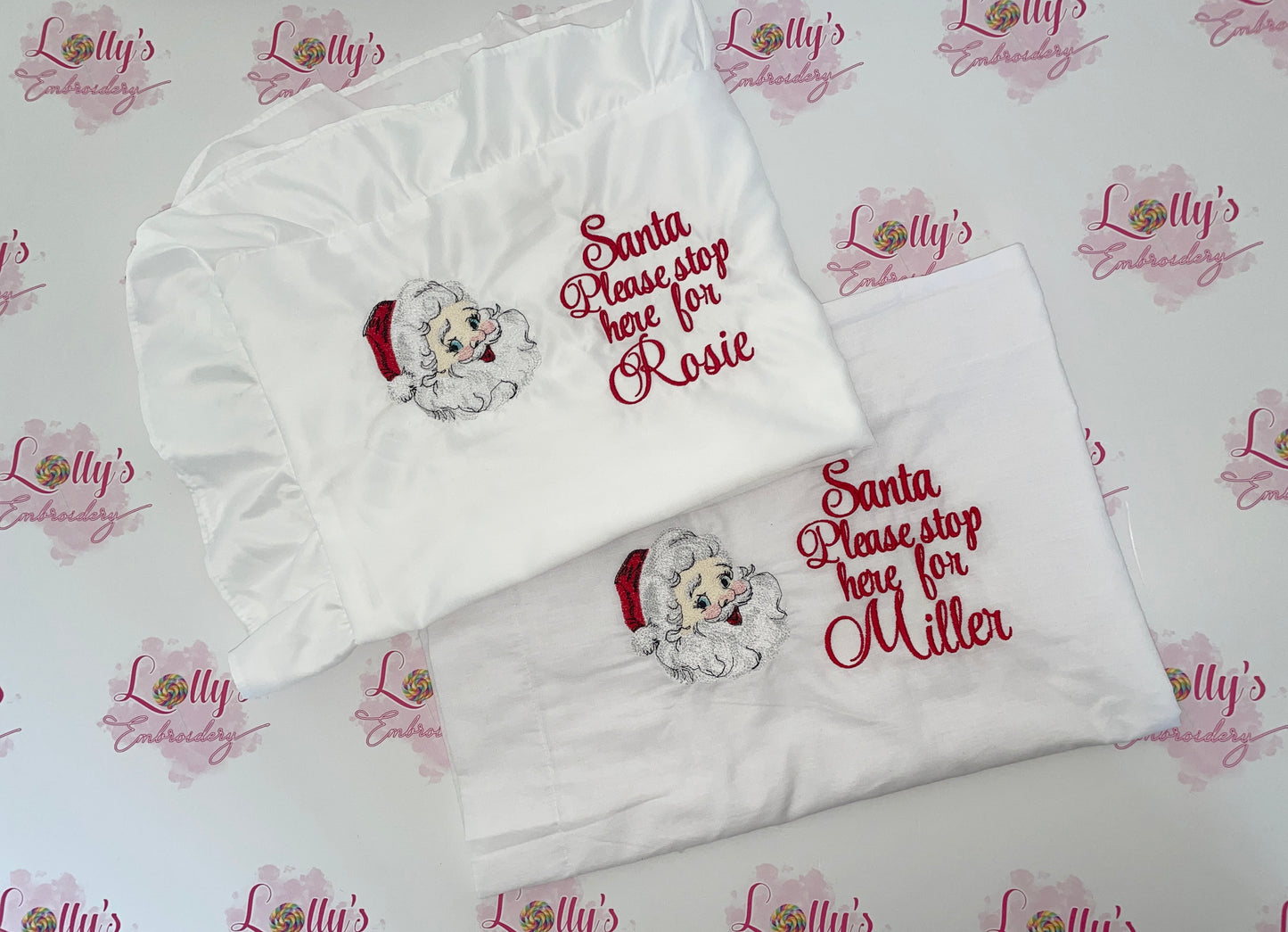 Santa pillowcase