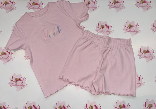 Girls ribbed sets