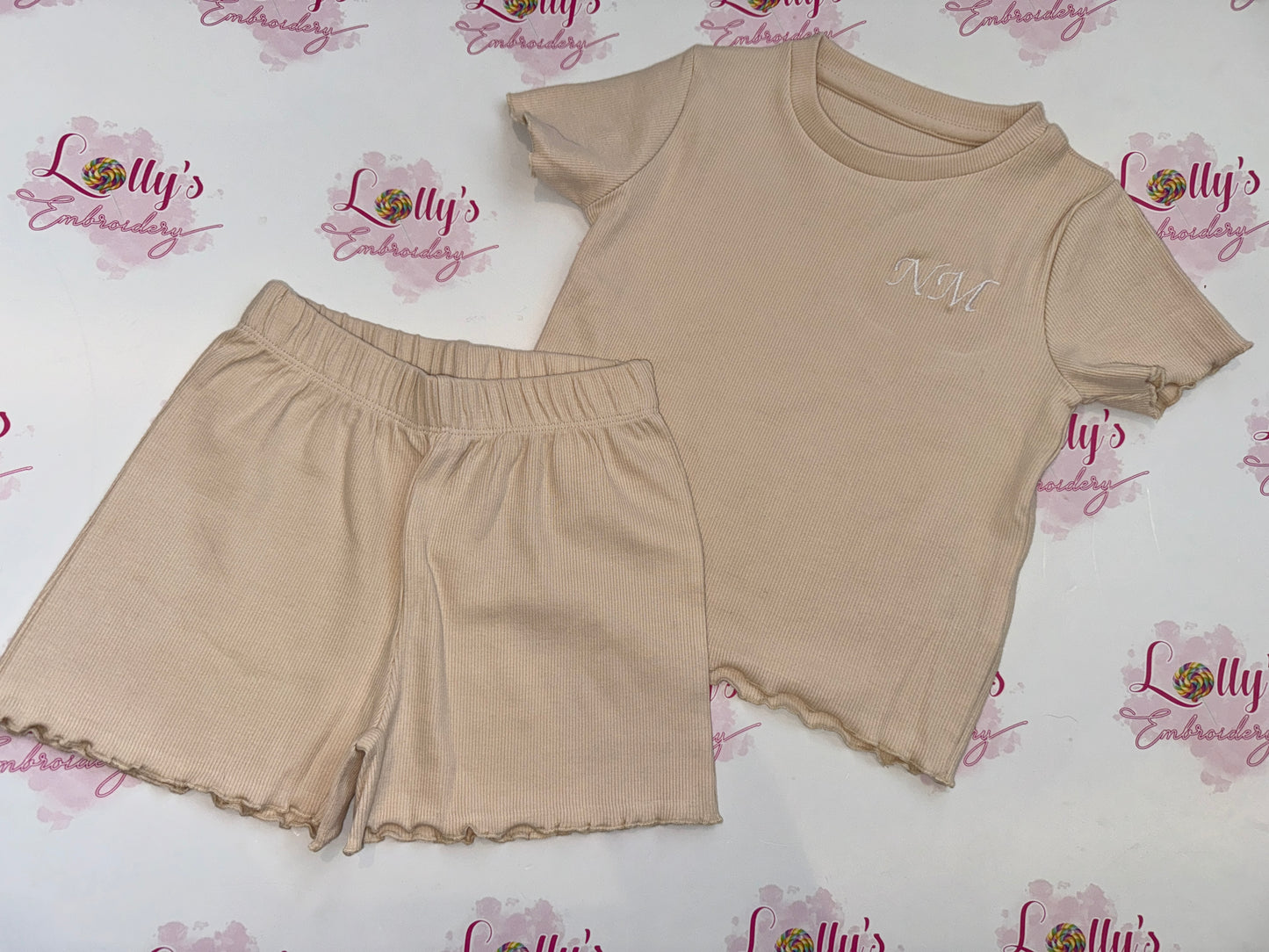 Girls ribbed sets